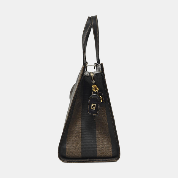 Coated Canvas Shoulder Bag Multicolor