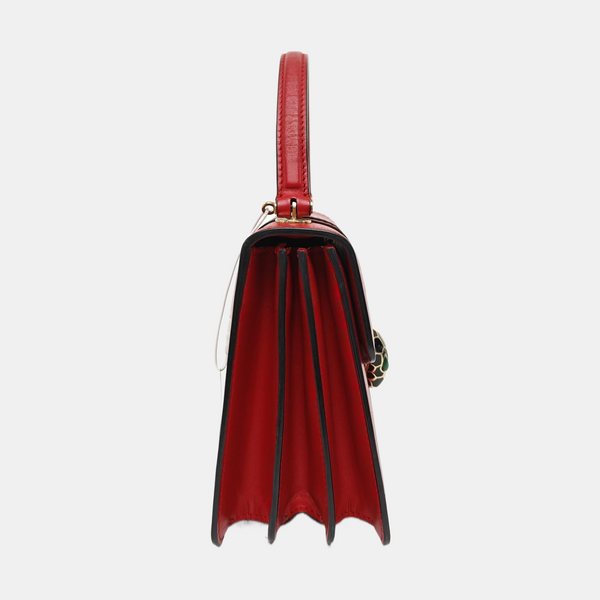 SERPENTI FOREVER Small Quilted Calfskin Red
