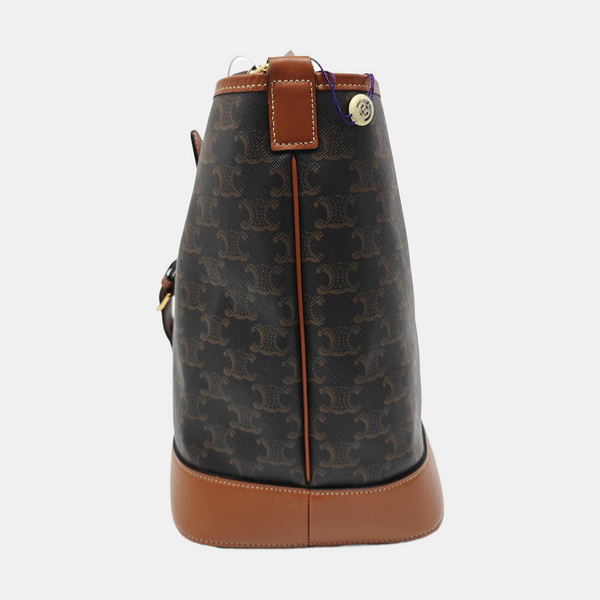 TRIOMPHE CANVAS Medium Coated Canvas Brown