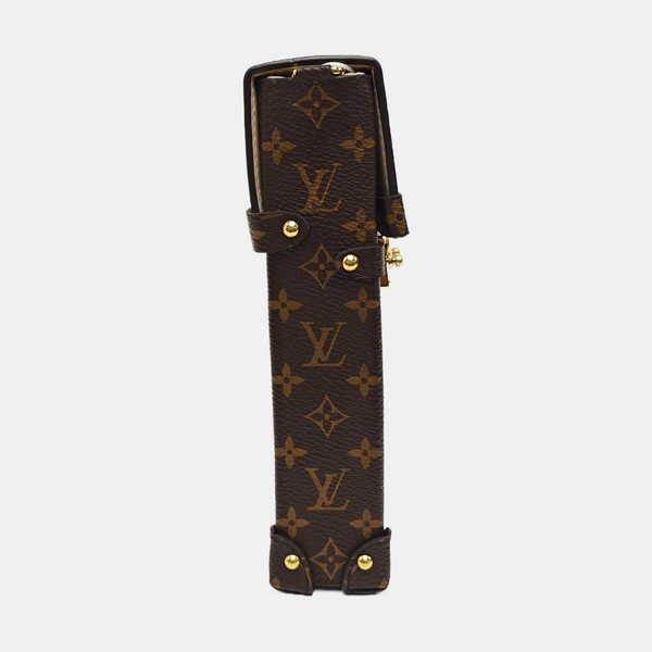 TRUNK Monogram Coated Canvas Brown