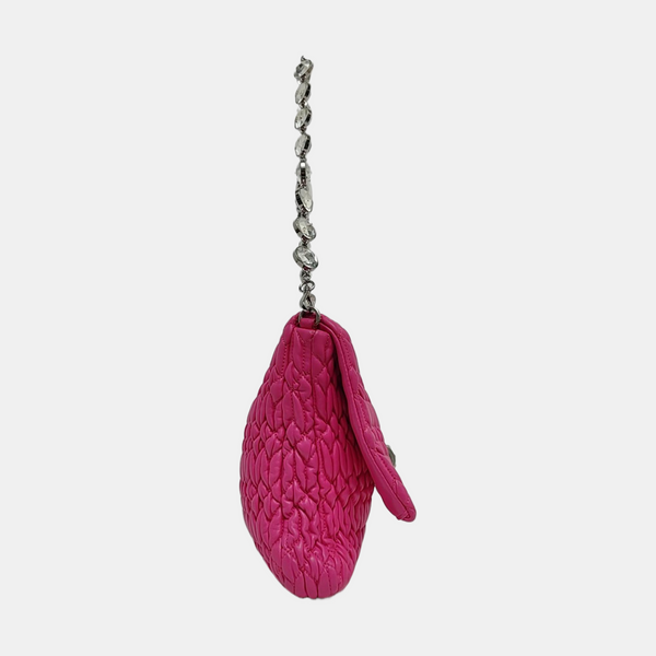 Crystal Quilted Lambskin Red