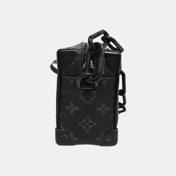 SOFT TRUNK Mini Monogram Coated Canvas Black