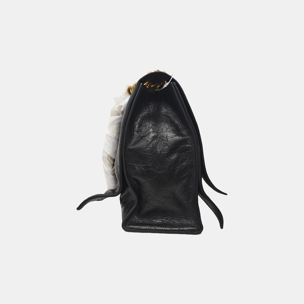 Crush Calfskin Black