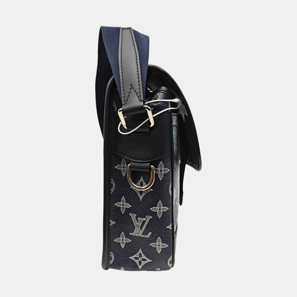 CHAPMAN SAVANE BB Monogram Coated Canvas Blue