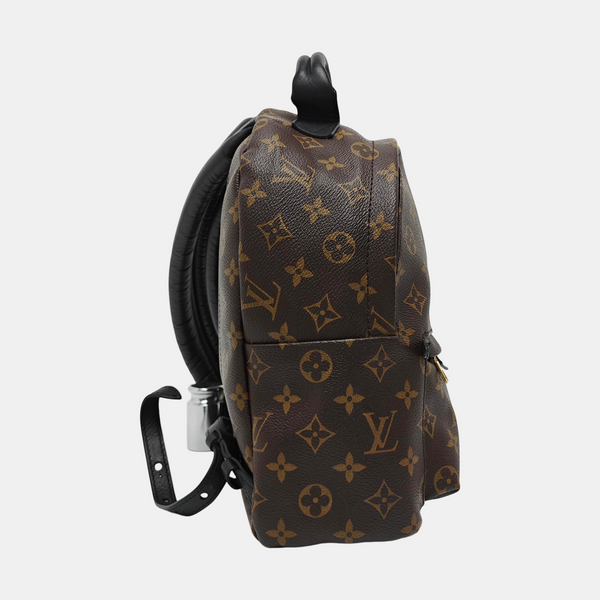 Authenticated pre-owned PALM SPRINGS PM Monogram Coated Canvas Brown - Backpack at Looply