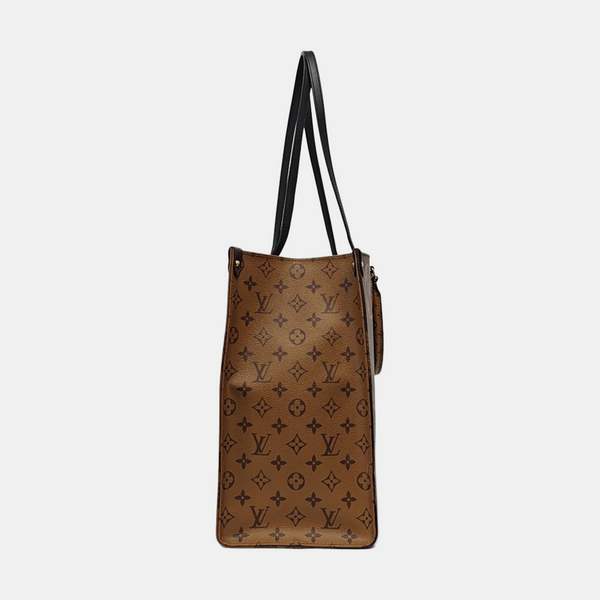 ONTHEGO GM Monogram Coated Canvas Brown