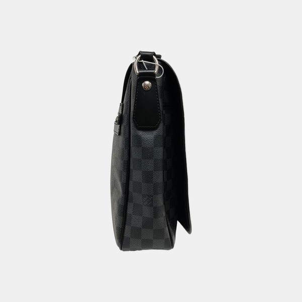 DANIEL MM Damier Graphite Coated Canvas Gray