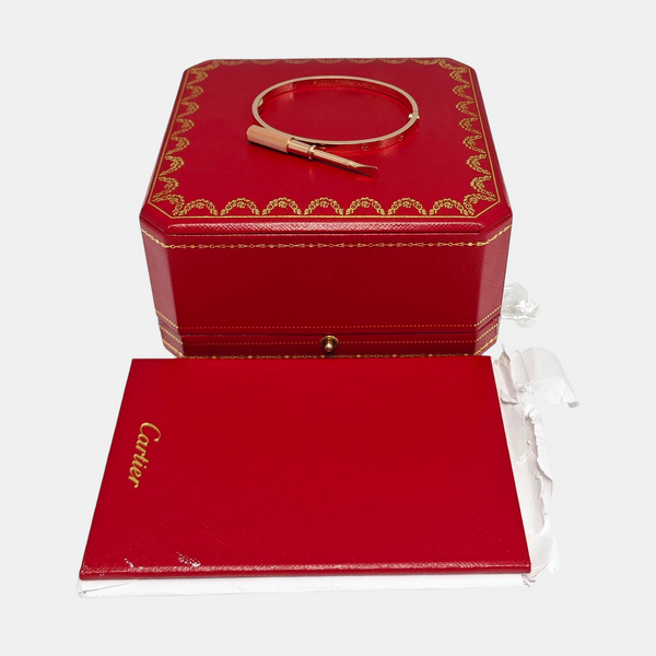 LOVE 18k Rose Gold Bangle
