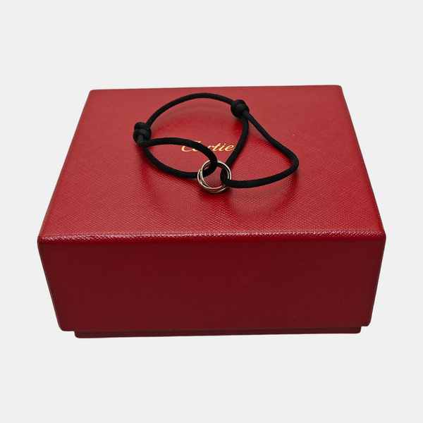 TRINITY 18k White Gold Black Bracelet