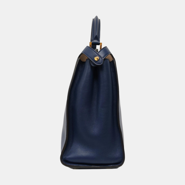 Authenticated pre-owned Peekaboo Essential Calfskin Blue - Shoulder Bag at Looply