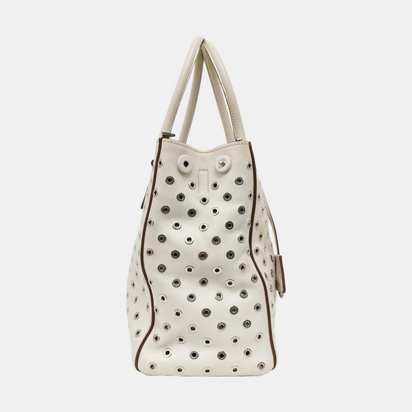 Calfskin Tote Bag White
