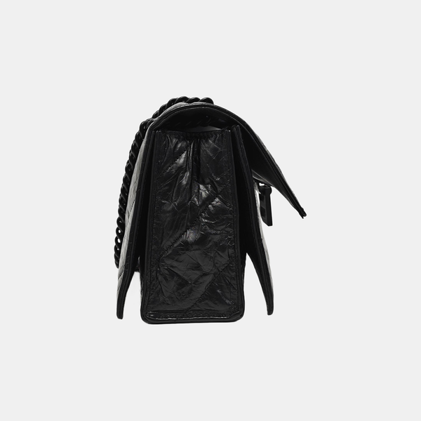Crush Small Quilted Calfskin Black