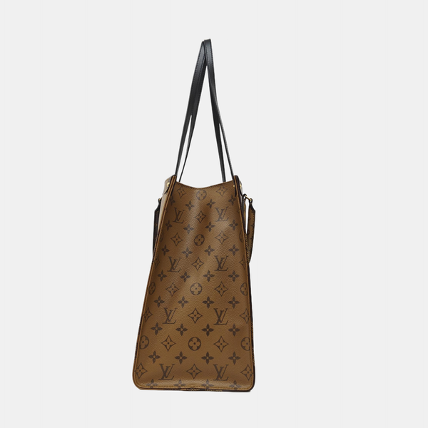 ONTHEGO GM Monogram Coated Canvas Brown
