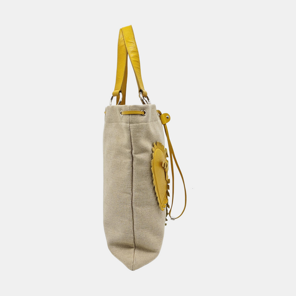 Canvas Tote Bag Beige