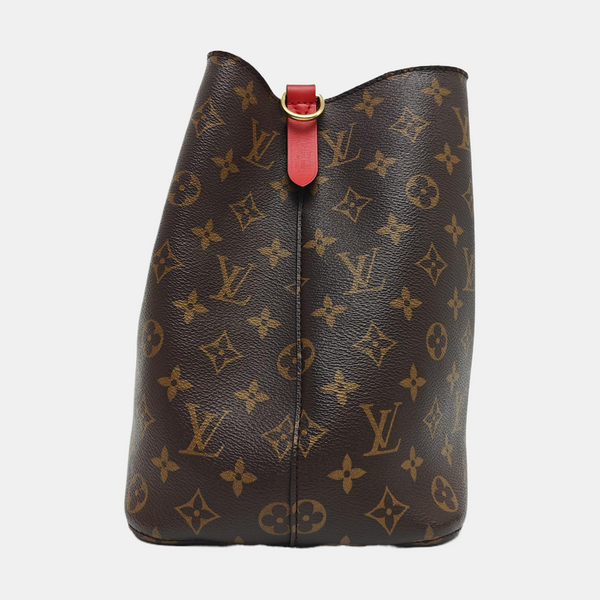 NÉONOÉ MM Monogram Coated Canvas Brown
