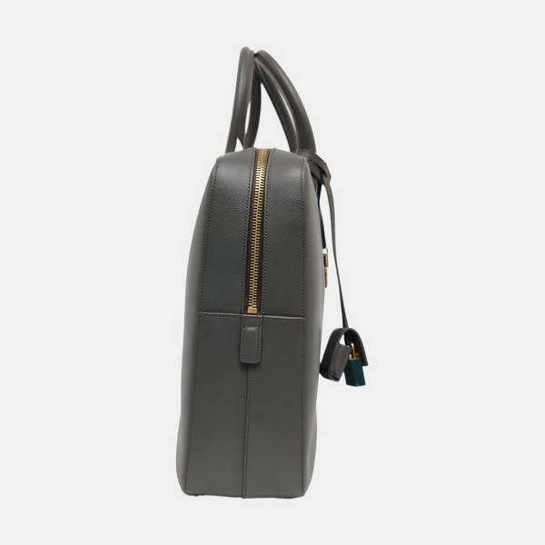 Calfskin Shoulder Bag Gray