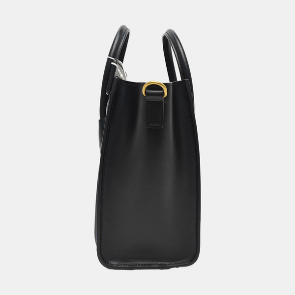 LUGGAGE Mini Quilted Calfskin Black