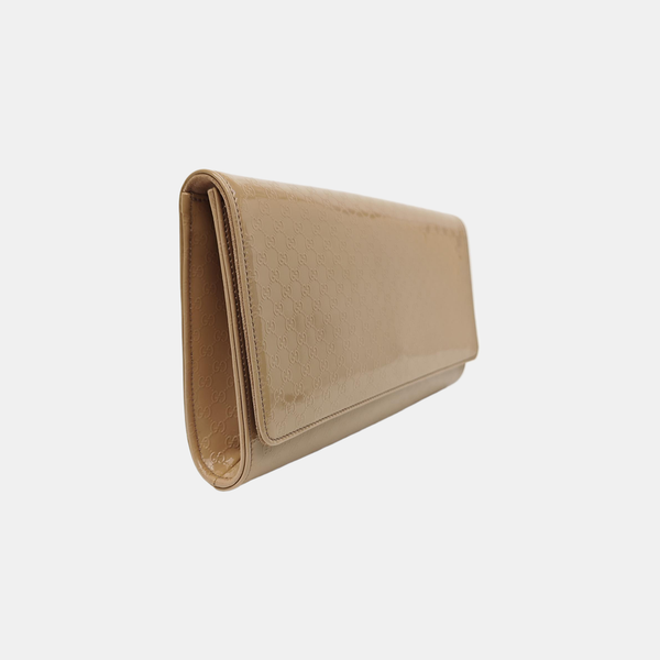 Monogram Calfskin Clutch Pink