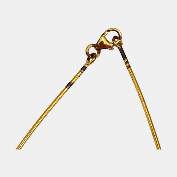 Pop H Metal Gold Necklace