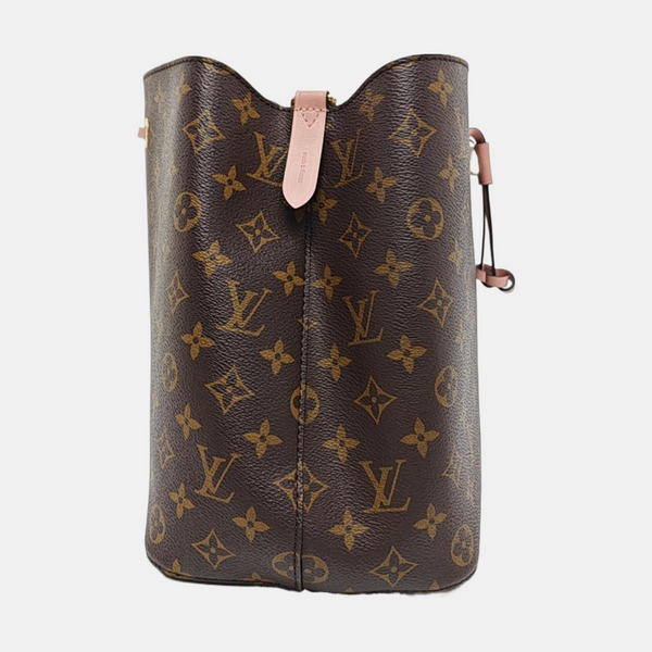 NÉONOÉ MM Monogram Coated Canvas Brown