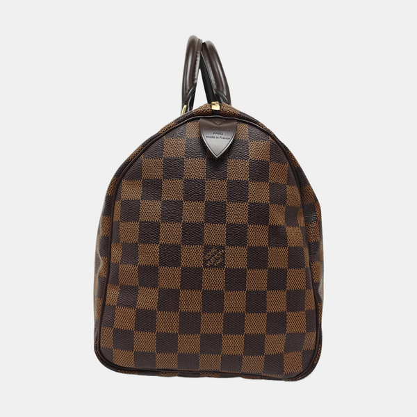 SPEEDY 30 Damier Ebene Coated Canvas Brown