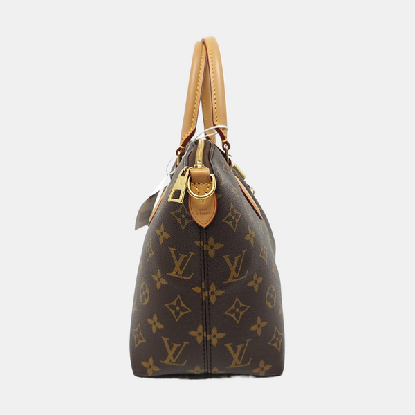 BOETIE PM Monogram Coated Canvas Brown