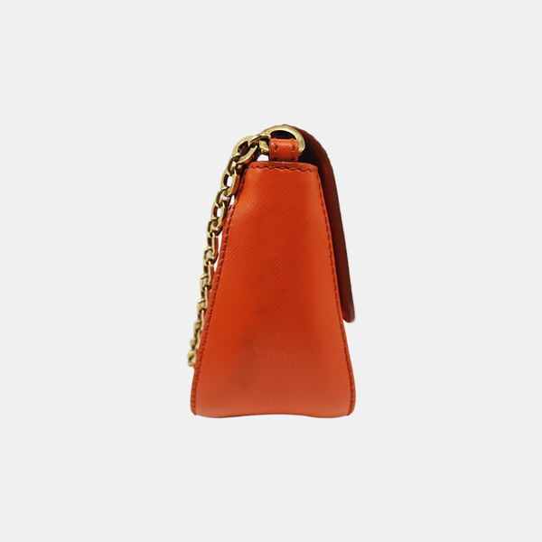 Gancini Calfskin Orange