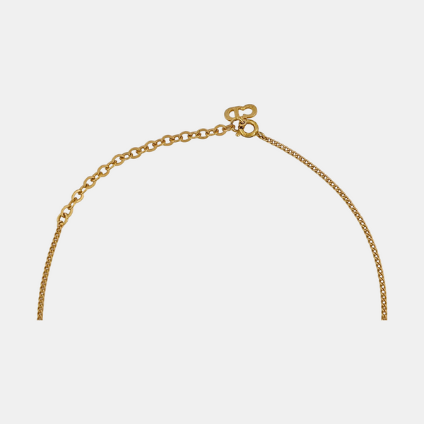 Petit CD Metal Gold Necklace