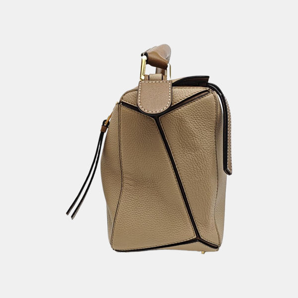 Puzzle Medium Calfskin Beige