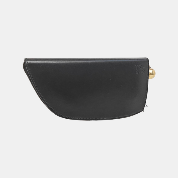 SHIELD Large Lambskin Black Wallet
