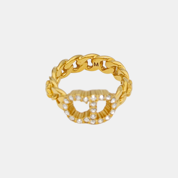 Clair D Lune Metal Gold Ring EU 52