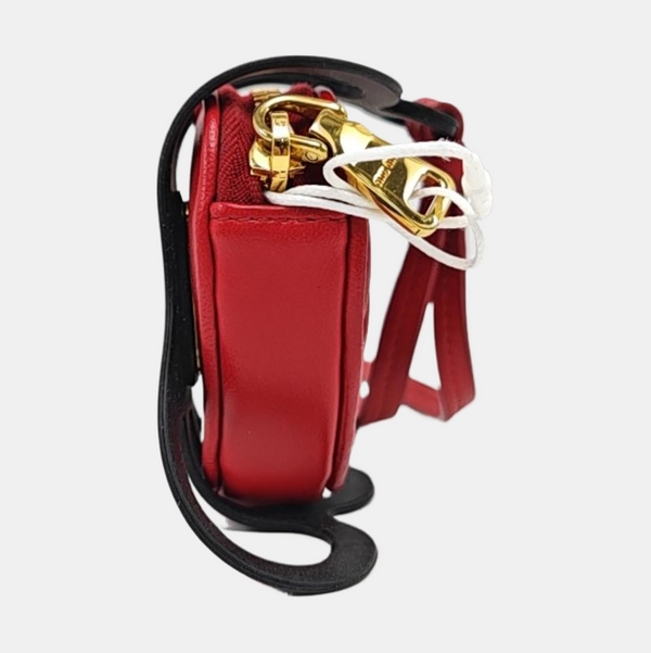 Quilted Lambskin Shoulder Bag Red
