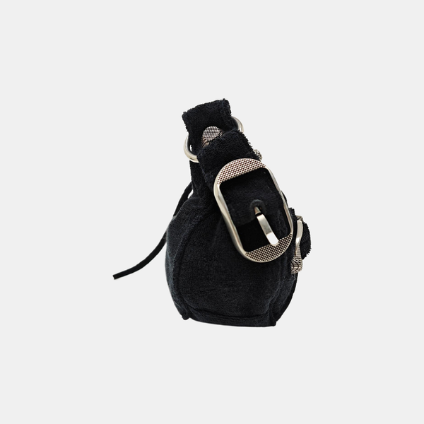 Le Cagole Small Fabric Black