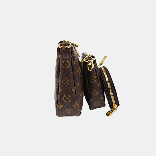 MULTI Monogram Coated Canvas Brown