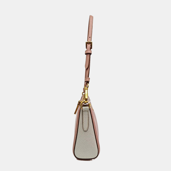 Saffiano Calfskin Top Handle Bag Pink