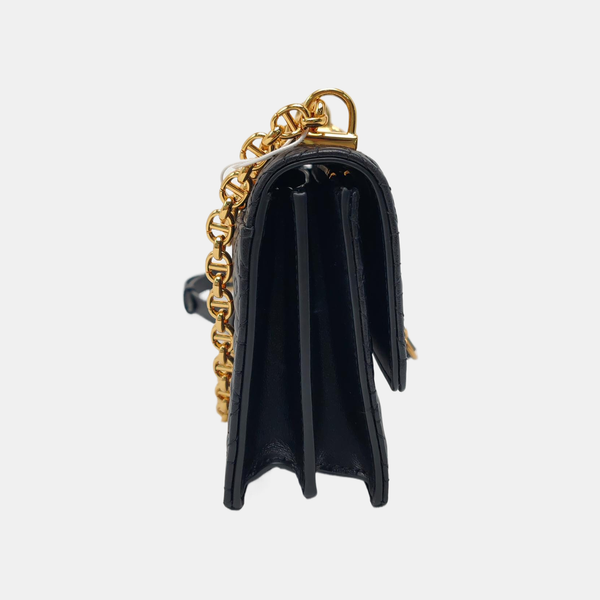Miss Caro Mini Cannage Lambskin Black