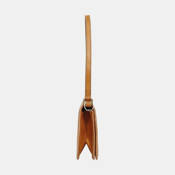 Suede Top Handle Bag Orange