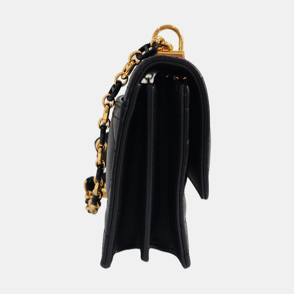 Miss Caro Mini Cannage Lambskin Black