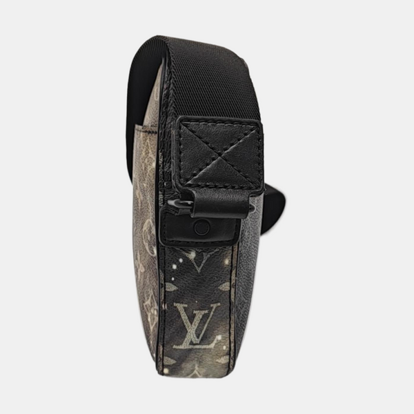 ALPHA Monogram Coated Canvas Gray