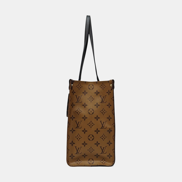 ONTHEGO MM Monogram Coated Canvas Brown