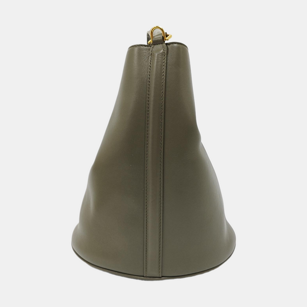 BUCKET 16 Calfskin Green