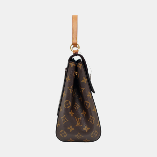 CLUNY BB Monogram Coated Canvas Brown