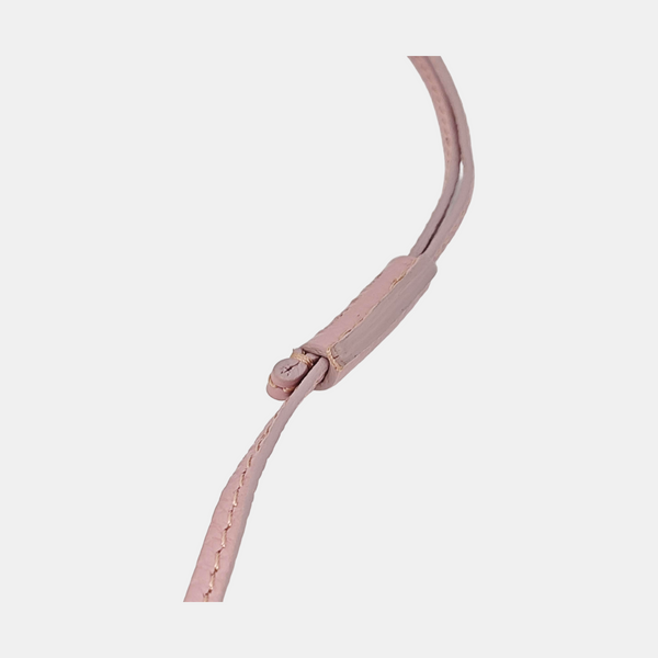 Leather Pink Necklace