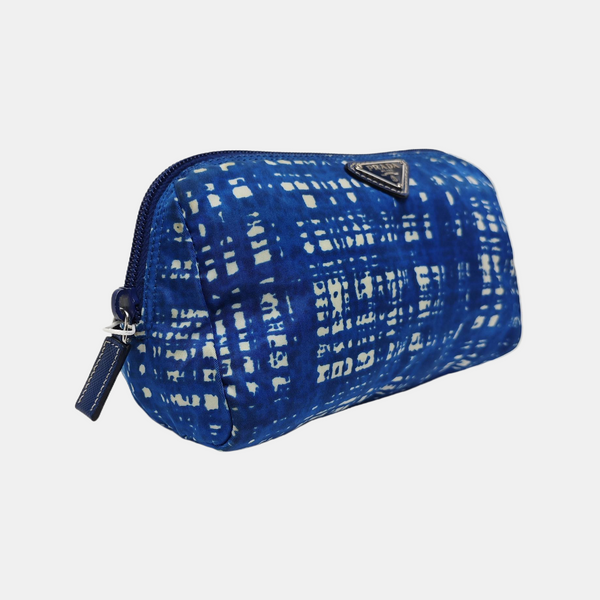 Nylon Clutch Blue