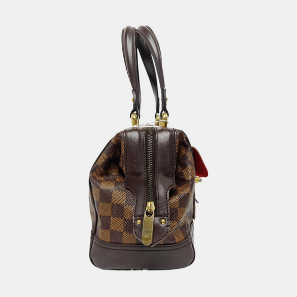 KNIGHTSBRIDGE Damier Ebene Coated Canvas Brown