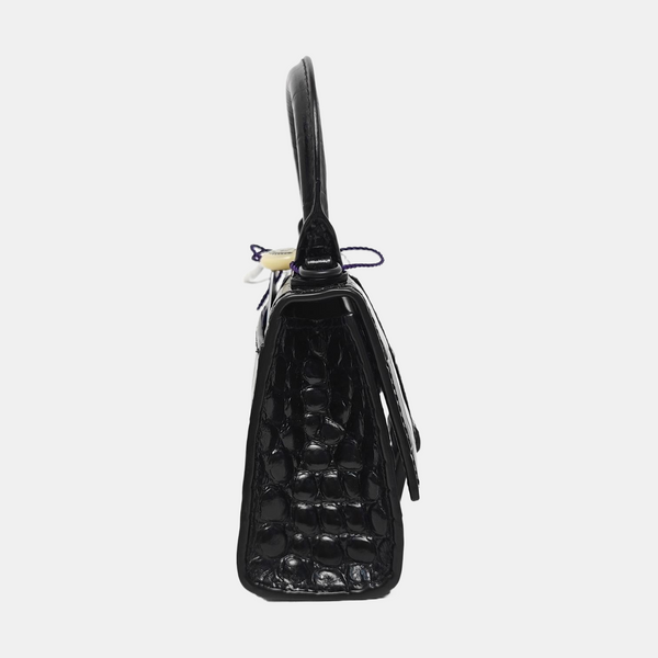 Hourglass Mini Calfskin Black