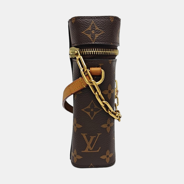 PHONE BOX Monogram Coated Canvas Brown