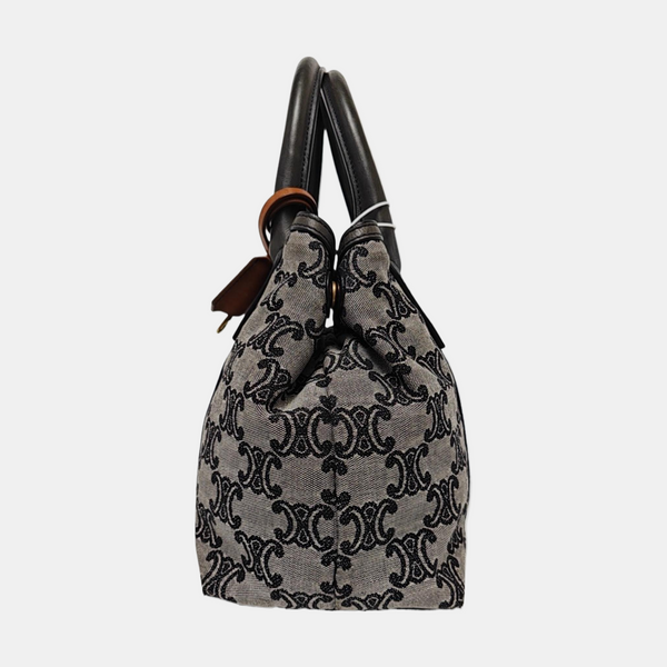 Fabric Tote Bag Gray