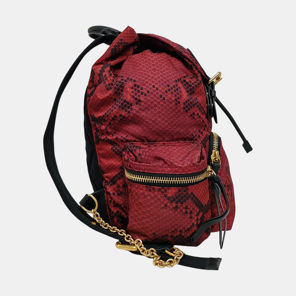 The Rucksack Medium Nylon Red