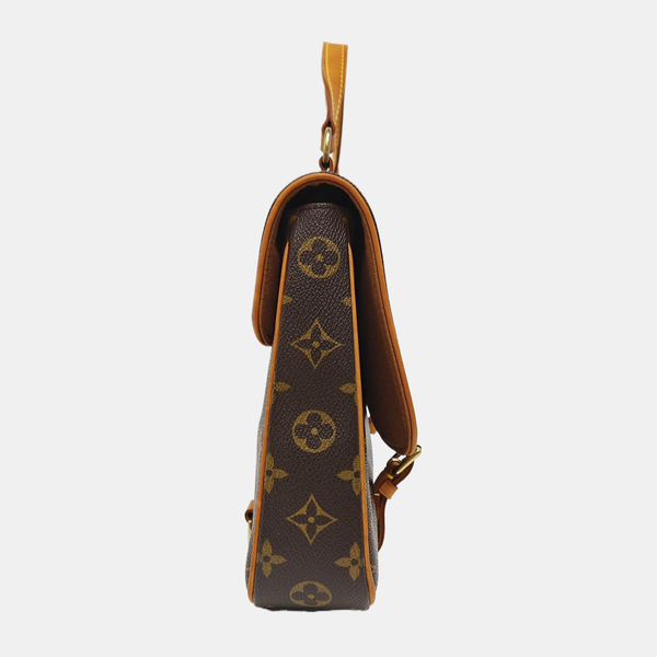 MARELLE SAC À DOS Monogram Coated Canvas Brown